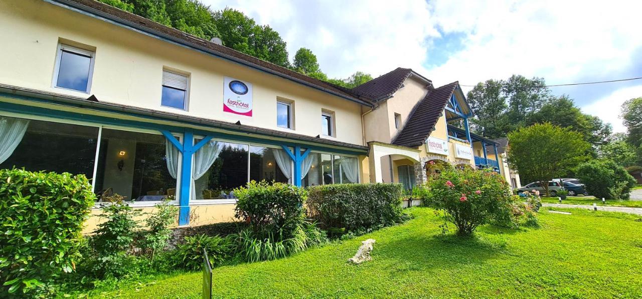 Fasthotel Oloron Hostellerie Du Paon Blanc Lurbe-Saint-Christau Exteriör bild